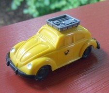 WIKING alter VW Käfer Postwagen mit Dachaufbau: DEUTSCHE BUNDESPOST - unverglast