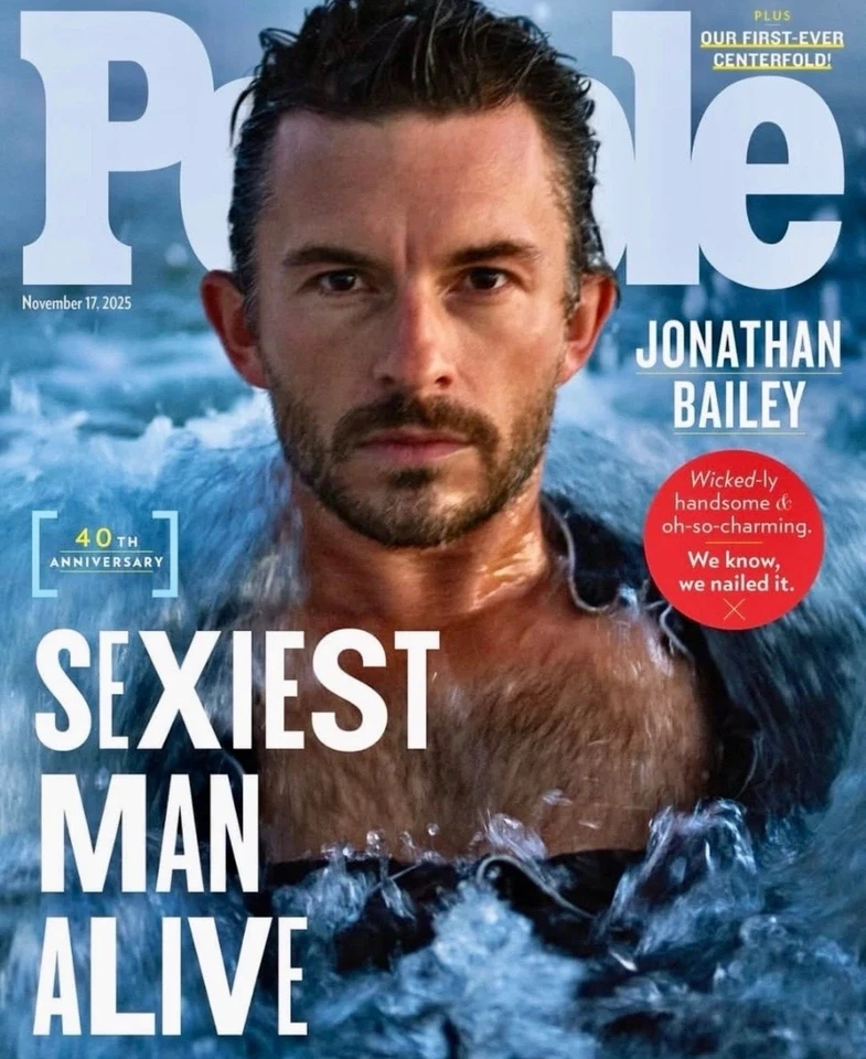 JONATHAN BAILEY - PEOPLE SEXIEST MAN ALIVE - PEOPLE MAGAZINE NOVEMBER 2025 -