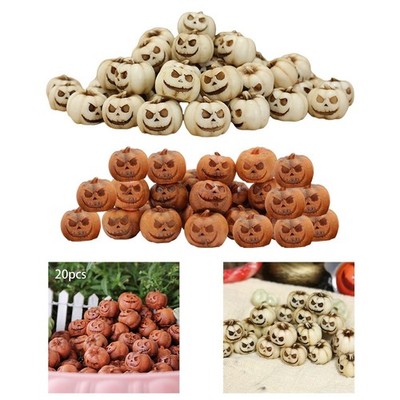 Konvolut 20 d'Halloween Kürbisfiguren aus Resin, Figuren von