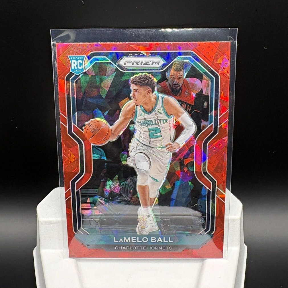 Panini Prizm 2020-21 LaMelo Ball Rookie Charlotte Hornets #278 Red Ice