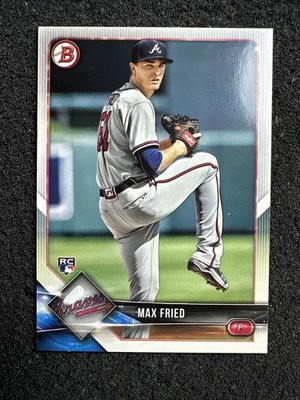 MAX FRIED #90 2018 Bowman Baseball Rookie Card QTY Atlanta Braves