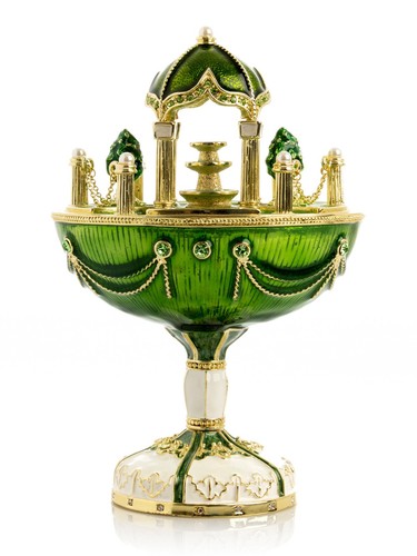 Keren Kopal Garden Egg limited Edition Trinket Box Decorated Austrian Crystals - Picture 3 of 23