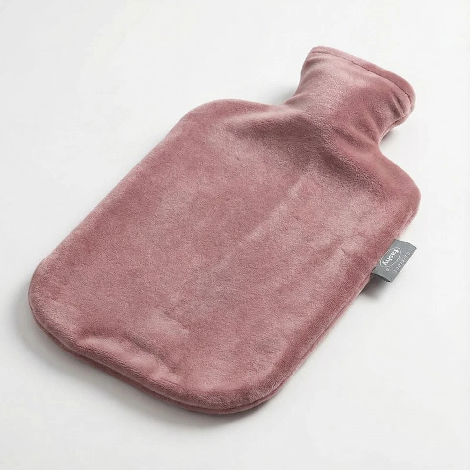 Fashy Wärmflasche mit Flauschbezug 6712 36 | 2,0 l | 93% Polyester, 7% Elasthan