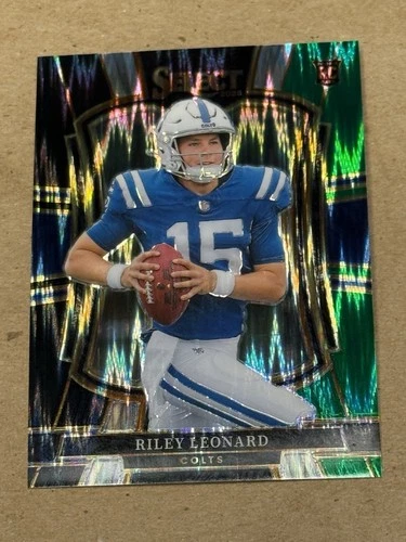 2025 Panini Select Football Black and Green Shock Riley Leonard #133