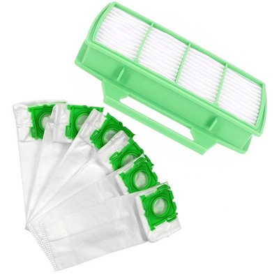 Bag Filter Replacement Kit for Bork V7D1 Vacuum Cleaner 6 Bags Plus 1 Filter