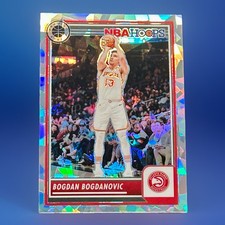 Bogdan Bogdanovic Cracked Ice Prizm 2023-24 Panini NBA Hoops Premium Stock #218