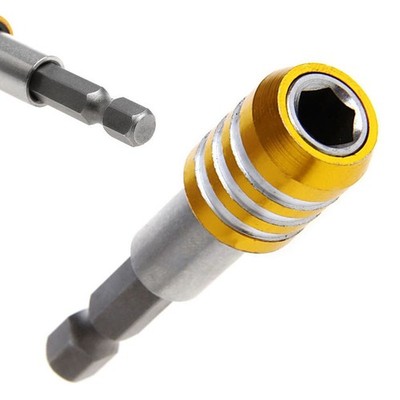 Quick change Magnetic bit holder 60mm 1/4 ''Bit holder Quick-change system Neu#&