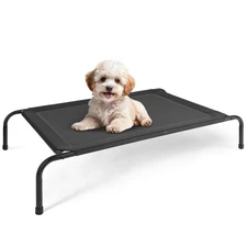 Simple Deluxe Cooling Elevated Dog Bed, Raised Portable Dog Cots Beds