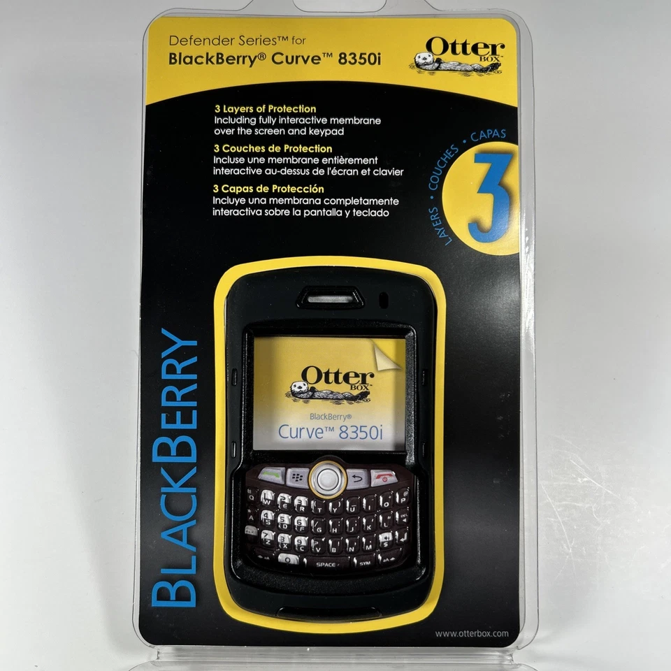 Otterbox Defender 系列适用于黑莓曲线 8350i — 第 3/4 张图片