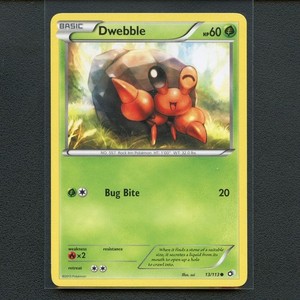Pokémon TCG Dwebble 13/113 BW Legendary Treasures Regular Common Card EN-LP 2013