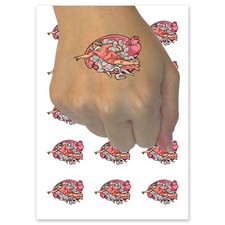 God Pointing Michelangelo Painting Fine Art Temporary Tattoo Fake Body Art