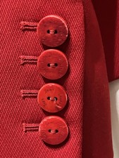 Saint Laurent 红色标准码外套、夹克、背心女| eBay