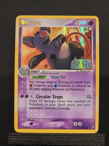 Pokémon TCG - Grumpig 20/100 EX Crystal Guardians Reverse Holo - MP