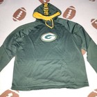 Fanatics Green Bay Packers Hoodie Men’s XXL Green Polyester Embossed — photo 2