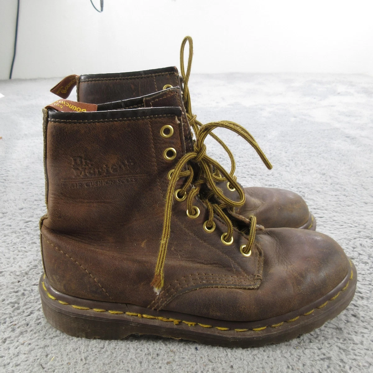 DR. MARTEN’S: Y2K Leather Tevin Brown Shoes -Size 9 Las mejores ofertas en Botas para hombre Dr. Martens  main image 3