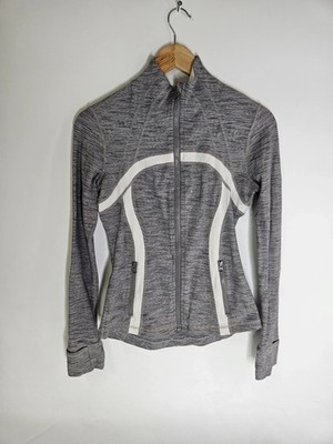 Lululemon Define Jacket Womens 6 Light Blue Full Zip Athletic Running Yoga Top