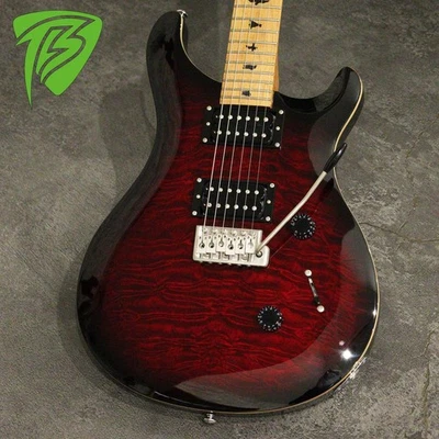 Paul Reed Smith prs Se Custom 24 Roasted Maple Ltd Fire Red Burst 2019 Used - image 1 of 4