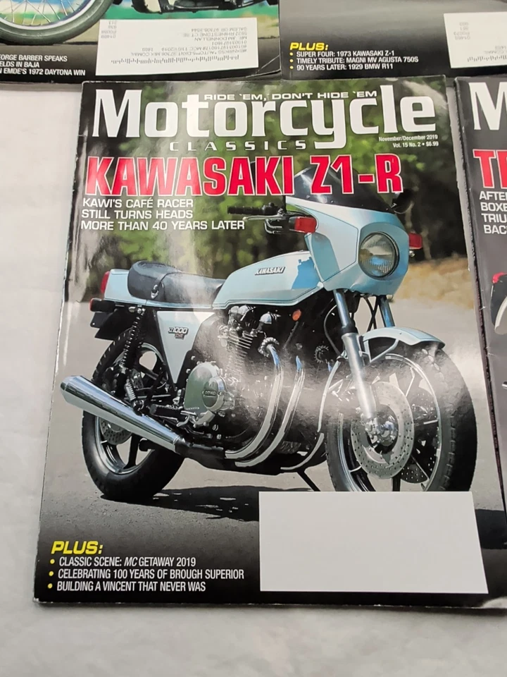 Motorcycle Classics Magazine Lot 2019 5 Issues - Image 2 of 4