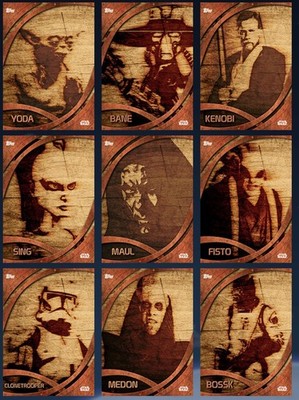 Star Wars Card Trader 2015 Rust Firebrand Set - alt ist gold