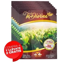 VIDA DIVINA Te Divina AUTÉNTICO 100% ORIGINAL DETOX AND CLEANSE ORGANIC  6 PK