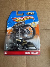 Hot Wheels Speed Cycles Road Roller Highway Patrol con Rider F12