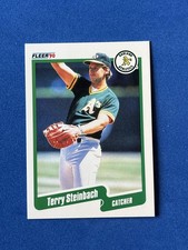 1990 Fleer Canadian #20 Terry Steinbach Baseball Card