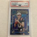 2024 Panini Donruss Rated Rookie Retro Drake Maye #16 (RC) PSA 8 NM-Mint