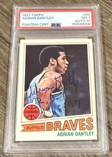 Adrian Dantley ROY 76 77 1977 Topps #56 RC Rookie Card Signed PSA 7 NM 10 Auto