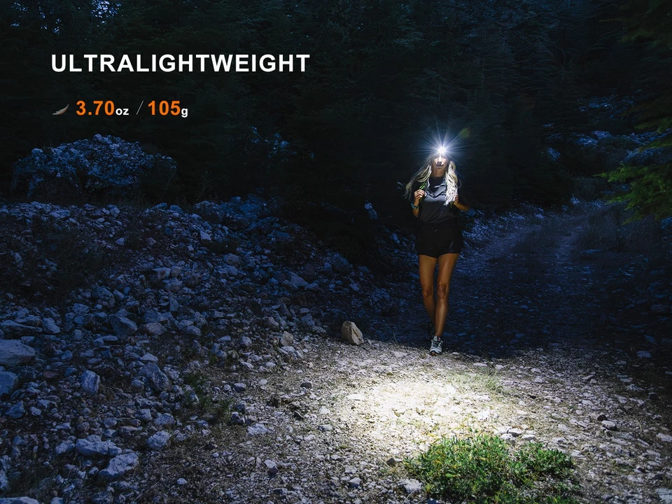 Fenix HM55R 1200 Lumen Lightweight Rechargeable Running Headlamp (Nebula) - Image 4 of 4