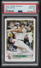2022 Topps Holiday Mega Box Variation Juan Soto #HW55 PSA 10 GEM MT 0z5y
