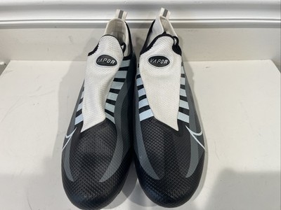 Nike Football Cleats Mens 13 Black White Gray Vapor Edge Pro 
