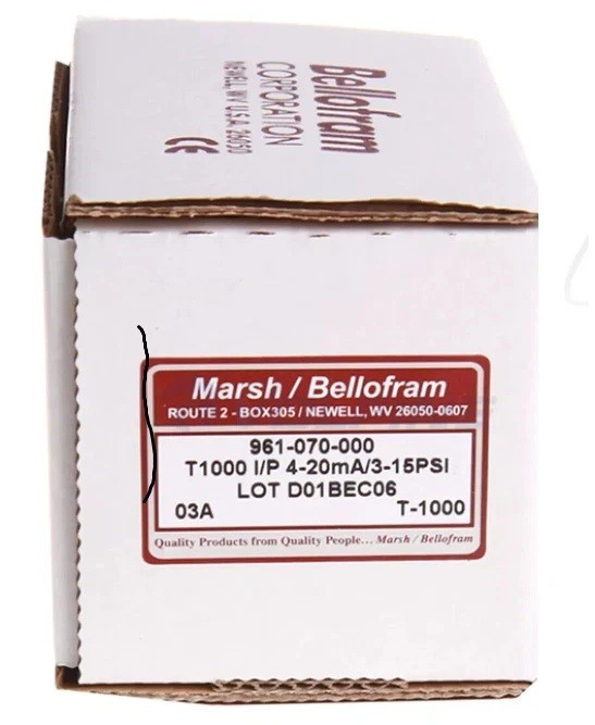 961-070-000 GENUINE BELLOFRAM T-1000 I/P Transducer  (US STOCK - NO TARIFFS)