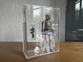 ✨STAR WARS Vintage: KENNER BOBA FETT Tri Logo PBP 🇪🇸 " UKG 85%✨🏅!!️