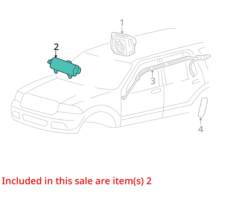 Airbag para tablero de pasajero derecho Ford Expedition 2007-2014 OEM Foto 4 de 4