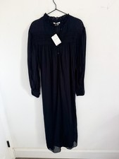 NWT Isabel Marant Etoile Black Maxi Cena Dress 38