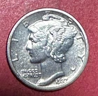 1927 US Mercury SILVER Dime XF! SHARP! Old US Coin!