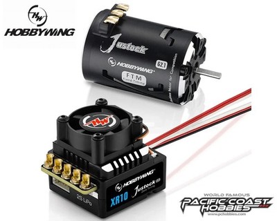 Hobbywing XR10 Justock G3S Sensored Brushless ESC/SD G2.1 Motor Combo (17.5T)