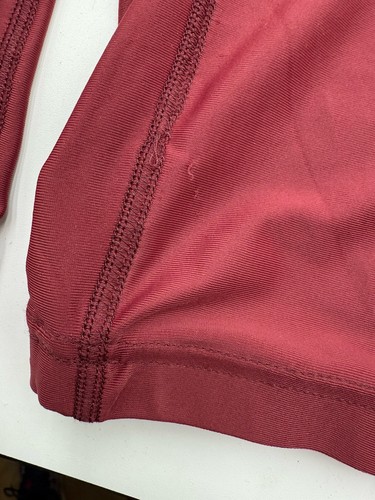 L Cliff Keen Maroon Cream Stripe Gold Striped Wrestling Singlet Large - Picture 5 of 9