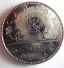 1982 CANADA DOLLAR - AU/UNC - Excellent Coin - Lot #A17