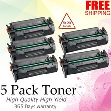 5 Pack CF289A 89A Toner WITH CHIP for HP Laser M507n MFP M528dn M528f Black
