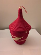 Authentic Rwandan Hand Woven Basket, Path To Peace Macy’s With Certificate