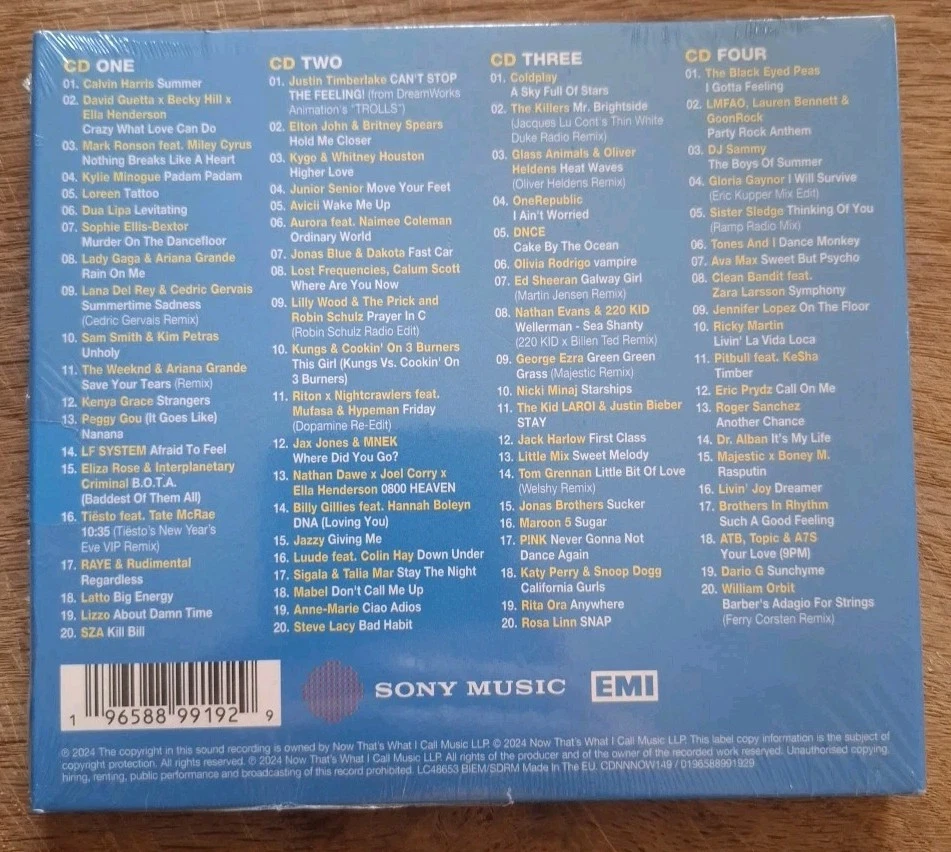 NOW That's What I Call a Summer Party -New 4xCD Sony/EMI 2024 - Image 2 of 2
