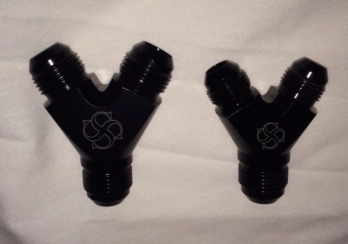 Z120 6AN "Y" Block Fuel Y Fitting Junction Coupler 6/6/6 T 6/6/6