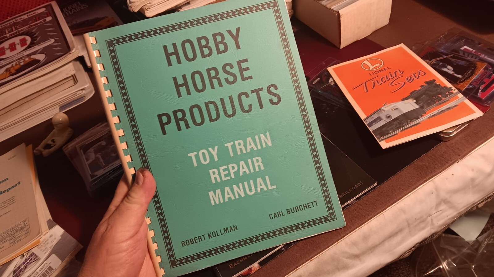 VINTAGE HOBBY HORSE PRODUCTS TOY TRAIN REPAIR MANUAL KOLLMAN BURCHETT