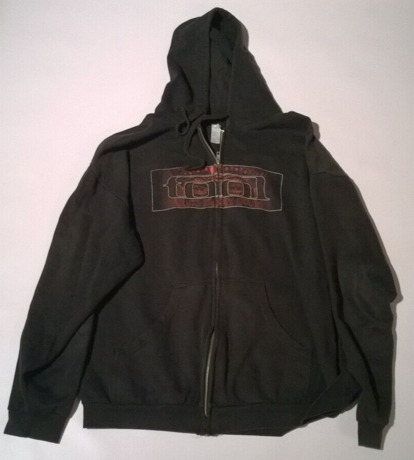 Tool Band 10,000 Days Red Face Zipup Hoodie 2006 Los Angeles Tour Mens  2XL