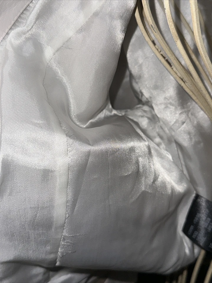 Стеганая куртка DROMe натуральная кожа размер XS - Изображение 3 из 4