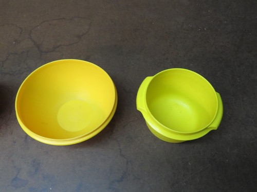 Juego de 3 tazones pequeños vintage TUPPERWARE sin tapas - Imagen 2 de 9