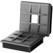 RV Bumper End Cap 2 Pack, 4” PE Camper Bumper End Cap, Easy to Install 2 pack