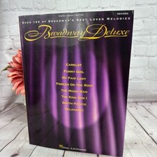 vintage 1995 broadway deluxe song book piano vocal guitar 125 songs