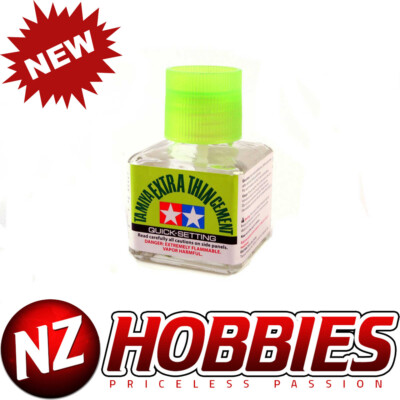 TAMIYA TAM87182 Extra-Thin Cement 40ml, Quick-Setting